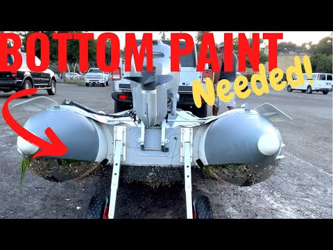 How to Bottom Paint your Dinghy #teammahaldotcom #boating #yachting #dinghy #bottompaint #totalboat