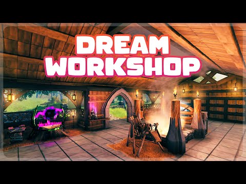 How to Build an Organised Workshop + Storage | Valheim