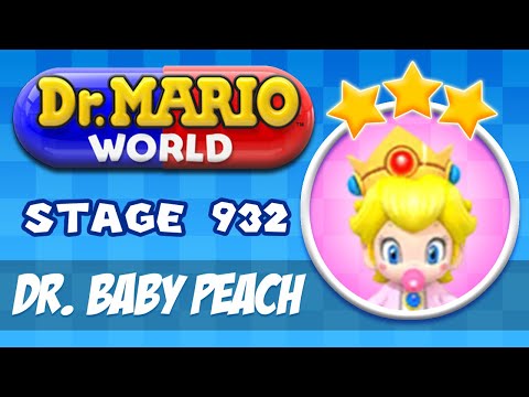Dr. MARIO WORLD 3 STARS - Stage 932 - Baby Peach