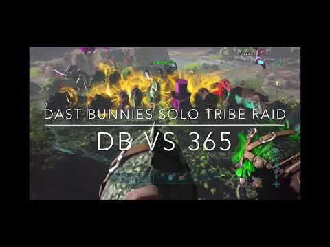 PS4 Ark official pvp DB vs 365 Gigas Fight