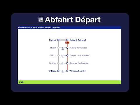 BLS TTS Ausfallmeldung • S6 nach Luzern • Entgleisung in Zell LU