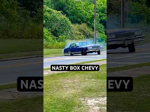 NASTY BOX CHEVY GETS CRAZY ‼️ #boxchevy  #viral  #caprice  #carshorts
