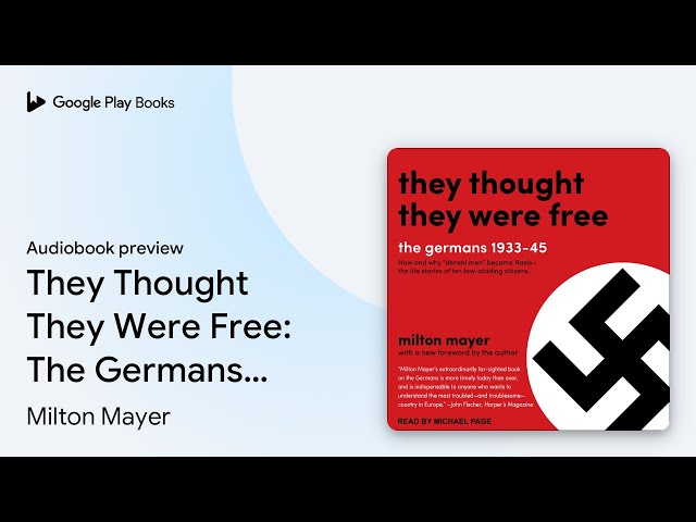 Vídeo relacionado con They Thought They Were Free: The Germans, 1933-45