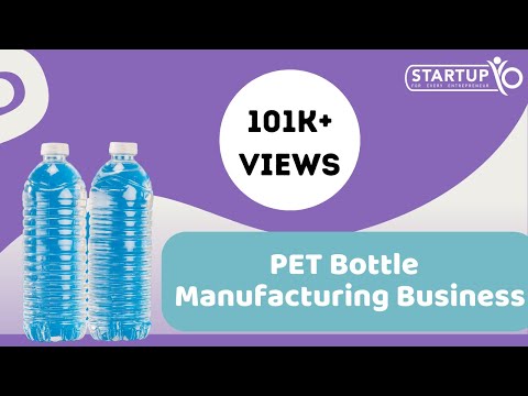 Detail of pet bottle making machine