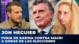 🚨 FURIA DE KARINA MILEI CONTRA MACRI A HORAS DE LAS ELECCIONES | Jonathan Heguier