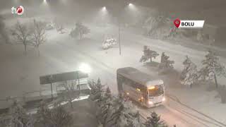 Onlarca Araç Rampalarda Yolda Kaldı