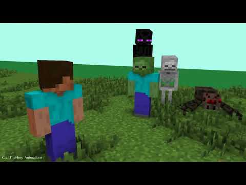 Monster School: My Talking Tom Challenge - Minecraft Animation