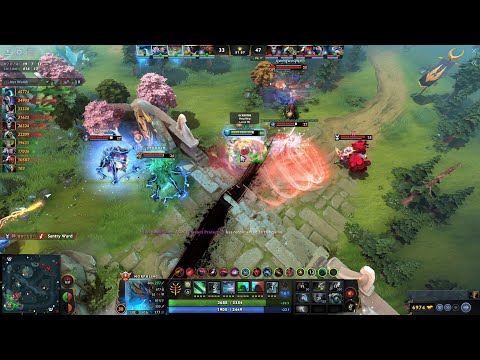 How Yatoro's New Morphling & Nine Mirana make a HUGE Comeback in a 4 vs 5 Ranked Game