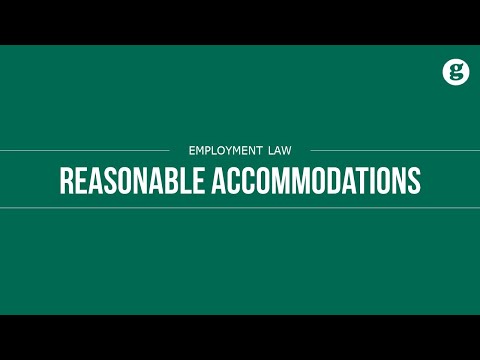 Reasonable Accommodations