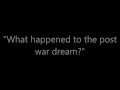 The Post War Dream- Pink Floyd Lyrics