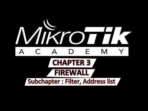 Filter and Address list Mikrotik Router