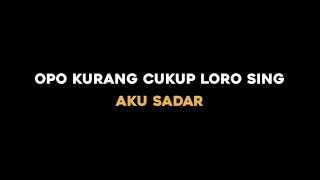 Download lagu MENTAHAN LIRIK LAGU (BIASA TANPO AWAKMU) mp3