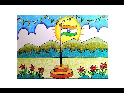 HOW TO DRAW EASY REPUBLIC DAY DRAWING STEP BY STEP WITH SHAILAJA EASY DRAWING TRICKS