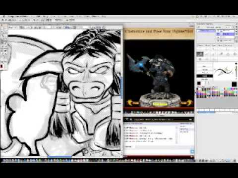 Tauren Death Knight Commission, Inks