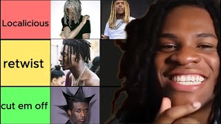 Which FAMOUS Rapper has the BEST DREADS (TierList)