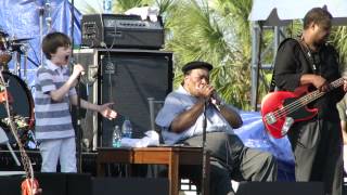 Joshua King, James Cotton band, Tampa Bay Blues Fest.-4-14-12