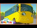 Wheels On The Bus Rap Go Buster Classic Vehicle Truck And Car Cartoons For Kids