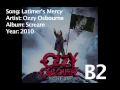 The vocal range of Ozzy Osbourne 