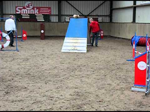 Wedstrijd 4 maart Bunschoten Dirk en Kaya Spel parcours