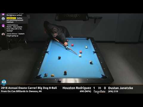 Houston Rodriguez vs Dustan Janetzke - 2018 Annual Deano Carreri Big Dog 8-Ball