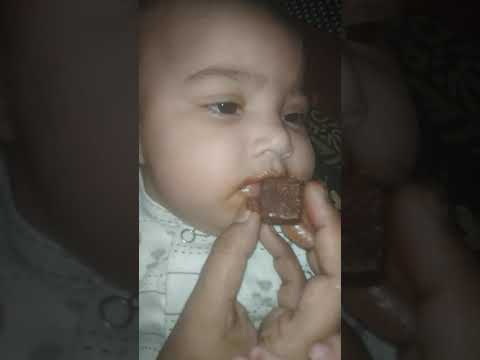 hadiya syed eating chocolate