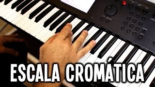 Exercícios para teclado - Escala Cromática