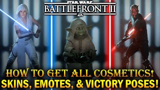 How To Get All Skins/Cosmetics in Star Wars Battlefront 2! Free, Credits/Crystals, & Milestone Skins