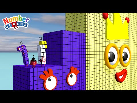 Numberblocks Step Squad NEW 1 to 136000 BIGGEST - The Amazing Step Squad Numberblocks HUGE