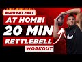 5-Exercise Kettlebell MetCon Circuit Training | BJ Gaddour Home Gym Fitness Workout