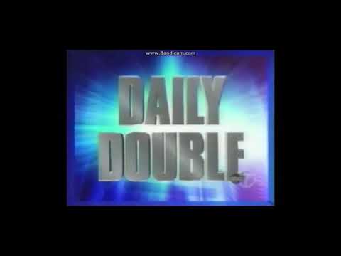 Jeopardy **STATIC WARNING** , Ken Jennings DAY 59 - 1st Daily Double (10/25/04)