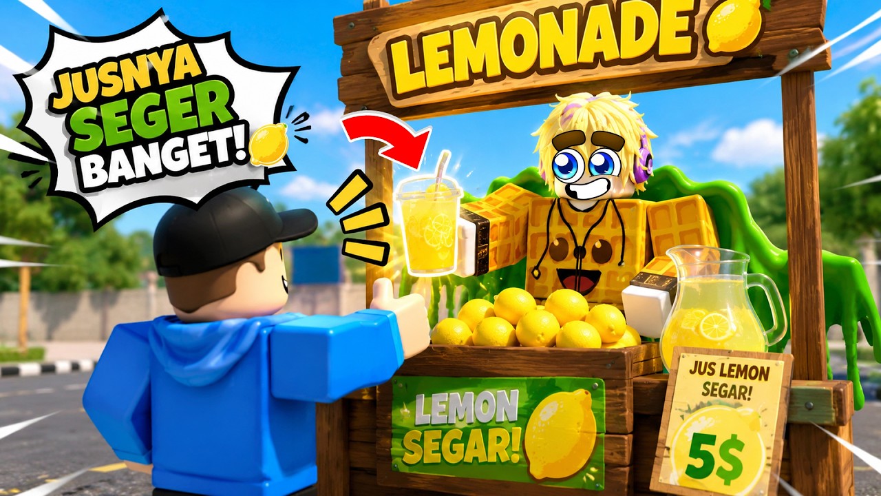 AKU JADI PENJUAL LEMON SAMPAI KAYA RAYA DI ROBLOX!!!