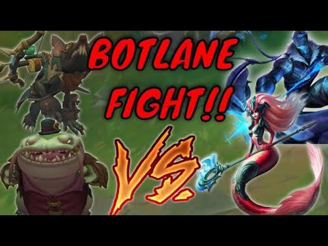 Bot lane TEAM FIGHT 😭😭Twitch & Tahm Kench VS Varus & Nami | RANKED | LEAGUE OF LEGENDS