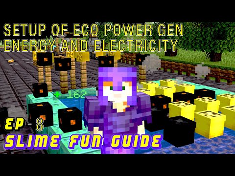 SlimeFun Tutorial in hindi (Ep 08) :-  eco-power generator and electricity setup | #slimefun