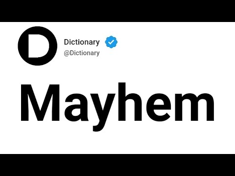Mayhem Meaning In English