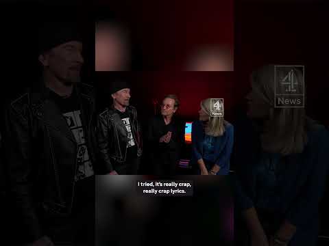 AI writes 'crap lyrics' according to U2 guitarist The Edge #U2 #AI #U2UVSPHERE