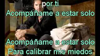 Ricardo Arjona Acompañame a estar solo con letra