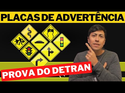 Sinalização de Trânsito - Placas de Advertência e seus significados 2022