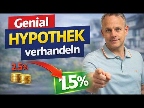 Bessere Zinsen für deine Hypothek. Verhandle richtig und spare viel Geld mit der richtigen Strategie