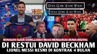 Download lagu RONALDO SUNGKEM ‼️Less Than 24 Hours Messi's Post Reached 20 Million Views 🤑 Truly an Extraordina... mp3