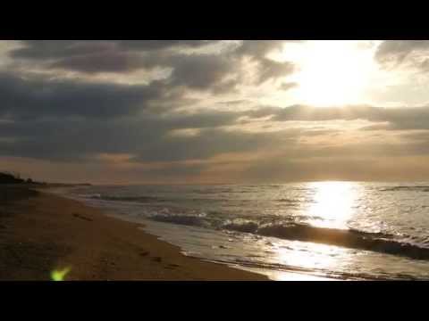 Ocean Sounds , Ocean Waves Sea Waves , Stunning Sunrise on the Beach