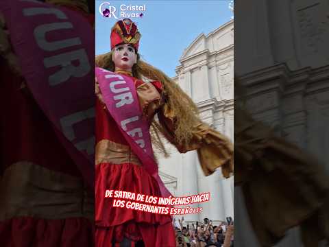 León nicaragua griteria chiquita, tradicional gigantona y enano Cabezón.  #leónnicaragua #gigantona