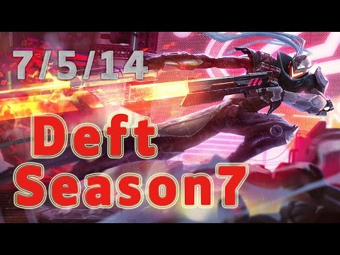 KT Rolster Deft Lucian ADC vs Jhin Patch 7.7
