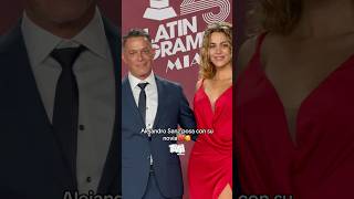 Alejandro Sanz con su nueva novia en los Latin GRAMMY