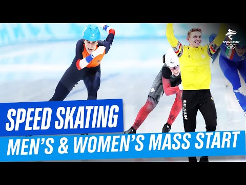 Speed Skating - Men's & Women's Mass Start | Full Replay | #Beijing2022