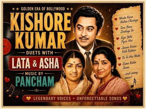 R.D Burman ¦ Super Hit Duets ¦ Lata, Asha, Kishore ¦ Evergreen ¦  GeetPedia
