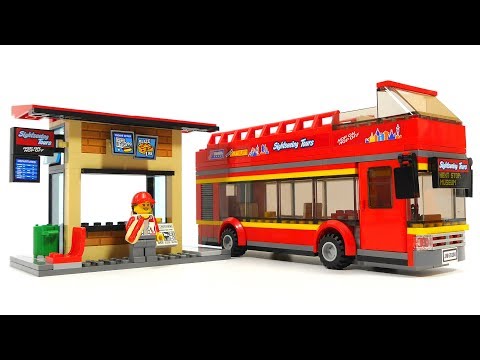 Lego City 60200 Capital City - Sigtseeing bus and Cafe - Lego Speed Build