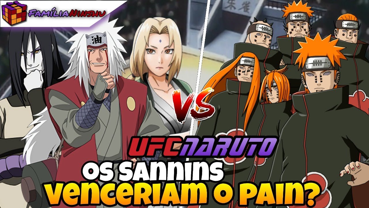 UFC NARUTO: 3 SANNINS LENDÁRIOS vs 6 CAMINHOS DE PAIN | TIER LIST Feat @RadarAnime