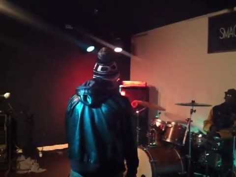 July giving a preview some new material; Jerz on the Drums