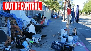HOMELESS DESTROY BEAUTIFUL MCARUTHER PARK NEIGHBORHOOD | CALIFORNIA EXODUS