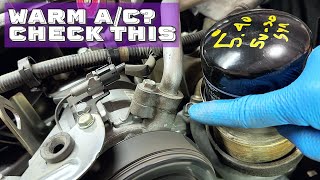 COMMON AIR CONDITIONING REFRIGERANT LEAK : 2018 SUBARU IMPREZA